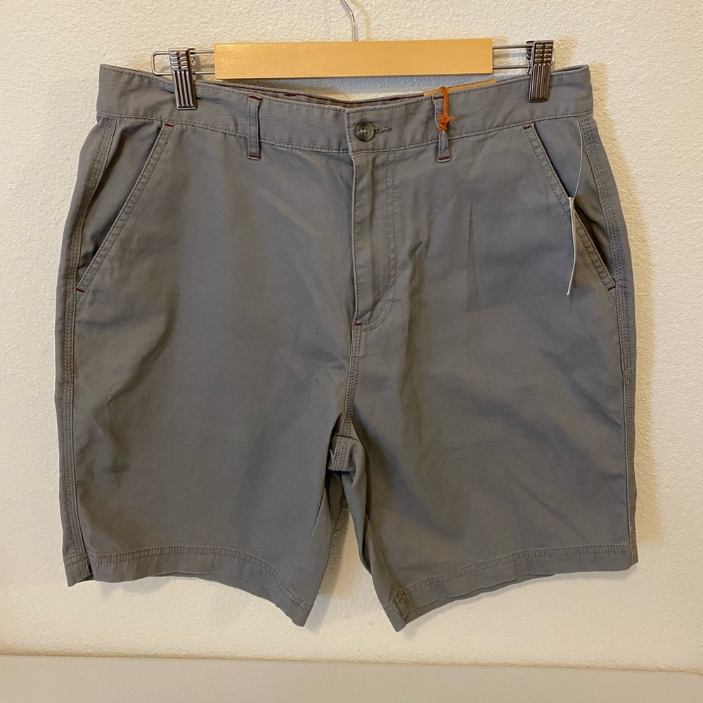 Vintage Weatherproof Men's Charcoal Flat Front Shorts